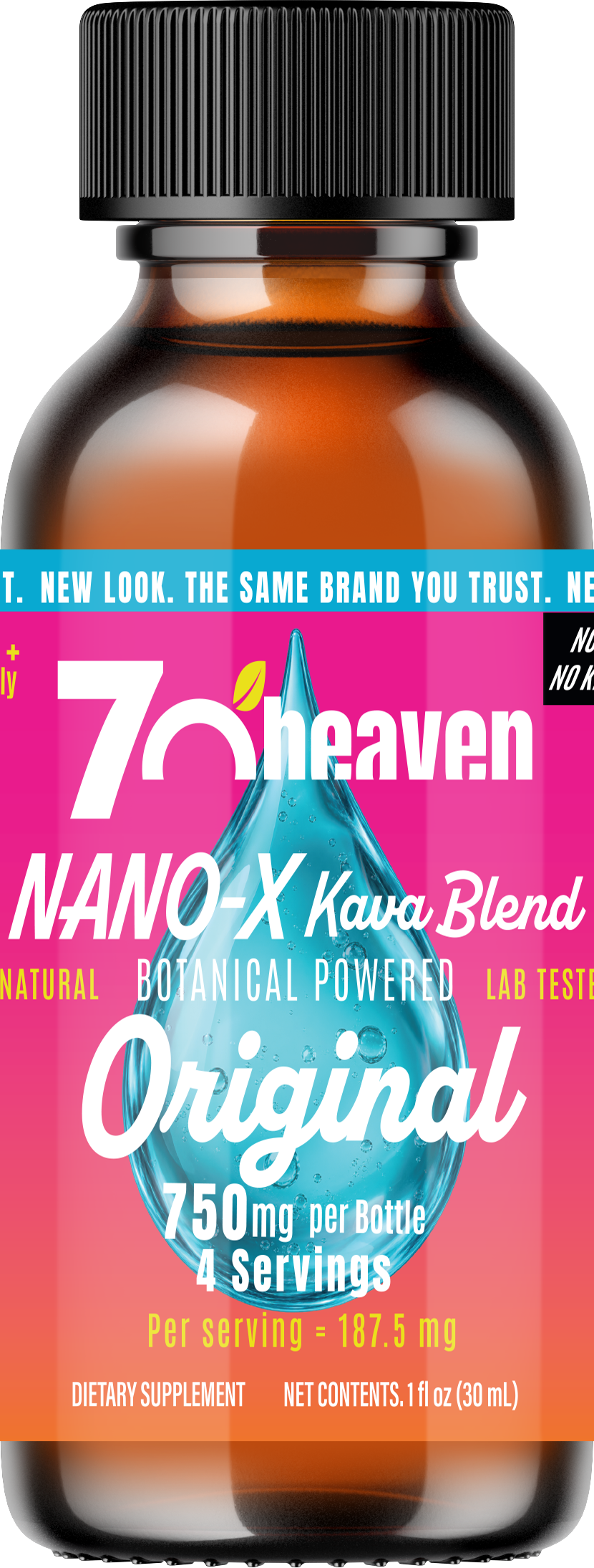 7-O Heaven Nano-X Original 30 mL shot bottle