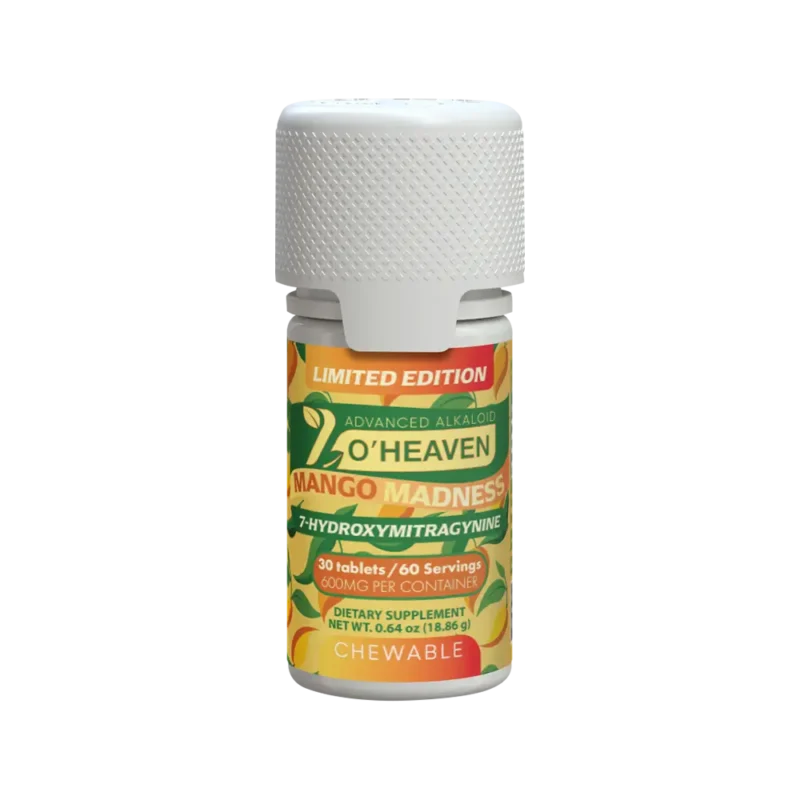 7’O Heaven Mango Madness 30ct 20mg Chewable Tablets