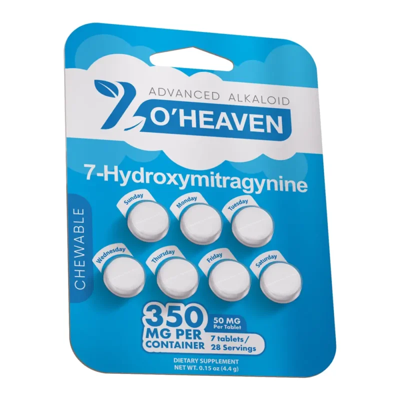 7-O Heaven 7 count 50mg 7-hydroxymitragynine tablets