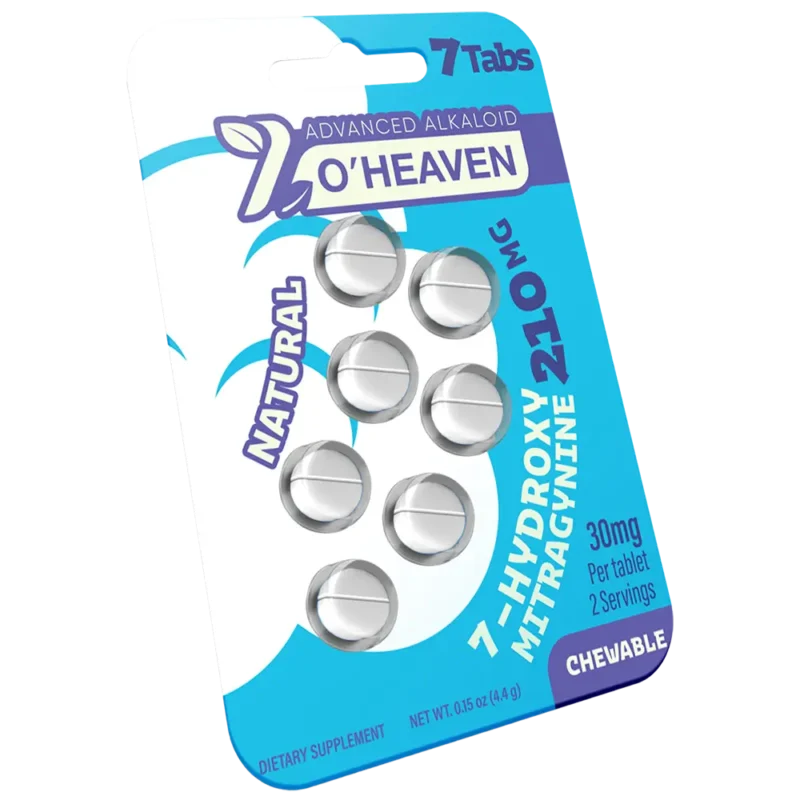 7 O’Heaven Hydroxy Mitragynine 7 Count | 30mg Per Tablet Chewable